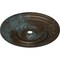 Ekena Millwork Classic Ceiling Medallion (Fits Canopies up to 8 1/4"), 44 1/2"OD x 4"ID x 4 "P, Bronze Blue Patina CM44CLBBS - alternate 2